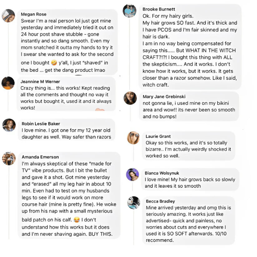 Glow Trim Duo Shaver™: Women's 2-in-1 Electric Wet/Dry Body & Intimate Hair Remover