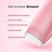 Glow Trim Duo Shaver™: Women's 2-in-1 Electric Wet/Dry Body & Intimate Hair Remover