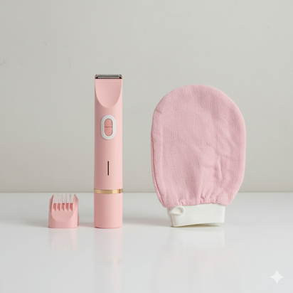Glow Trim Duo Shaver™: Women's 2-in-1 Electric Wet/Dry Body & Intimate Hair Remover