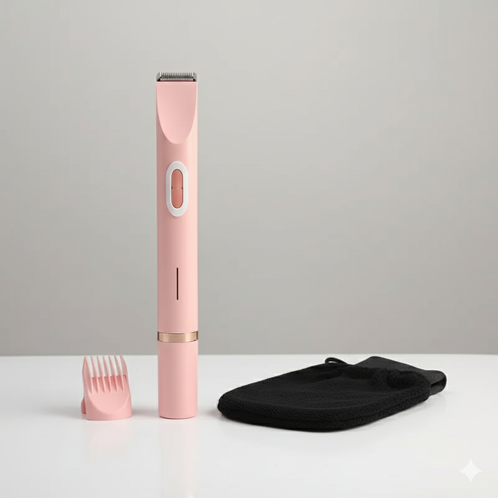Glow Trim Duo Shaver™: Women's 2-in-1 Electric Wet/Dry Body & Intimate Hair Remover