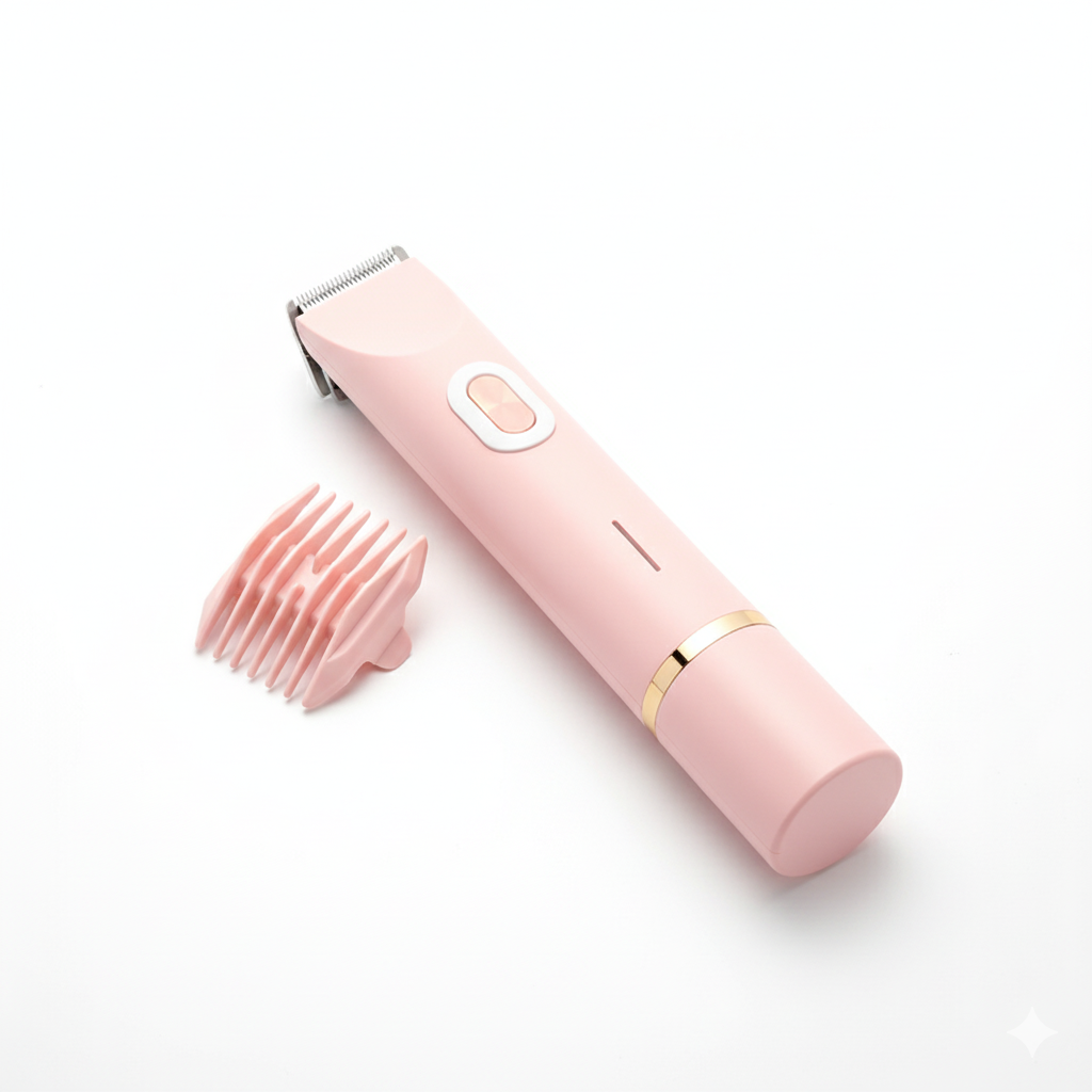 Glow Trim Duo Shaver™: Women's 2-in-1 Electric Wet/Dry Body & Intimate Hair Remover